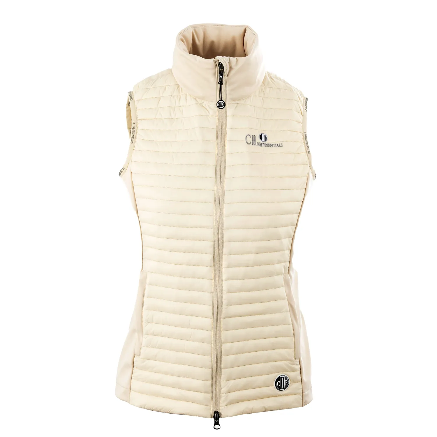 C2E Equestrain Natomas vest beige quiltet