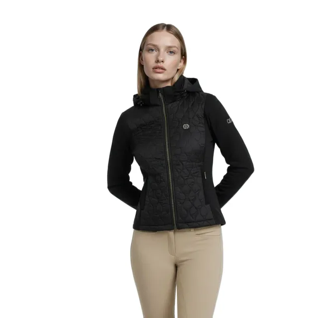 C2E Ripon Softshell Quiltet Ridejakke Sort Varm