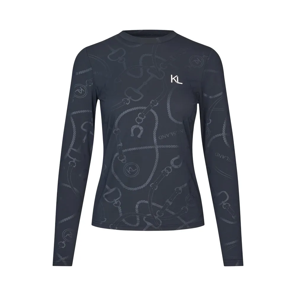 Kingsland KLLindsey trænings t-shirt navy M åndbar