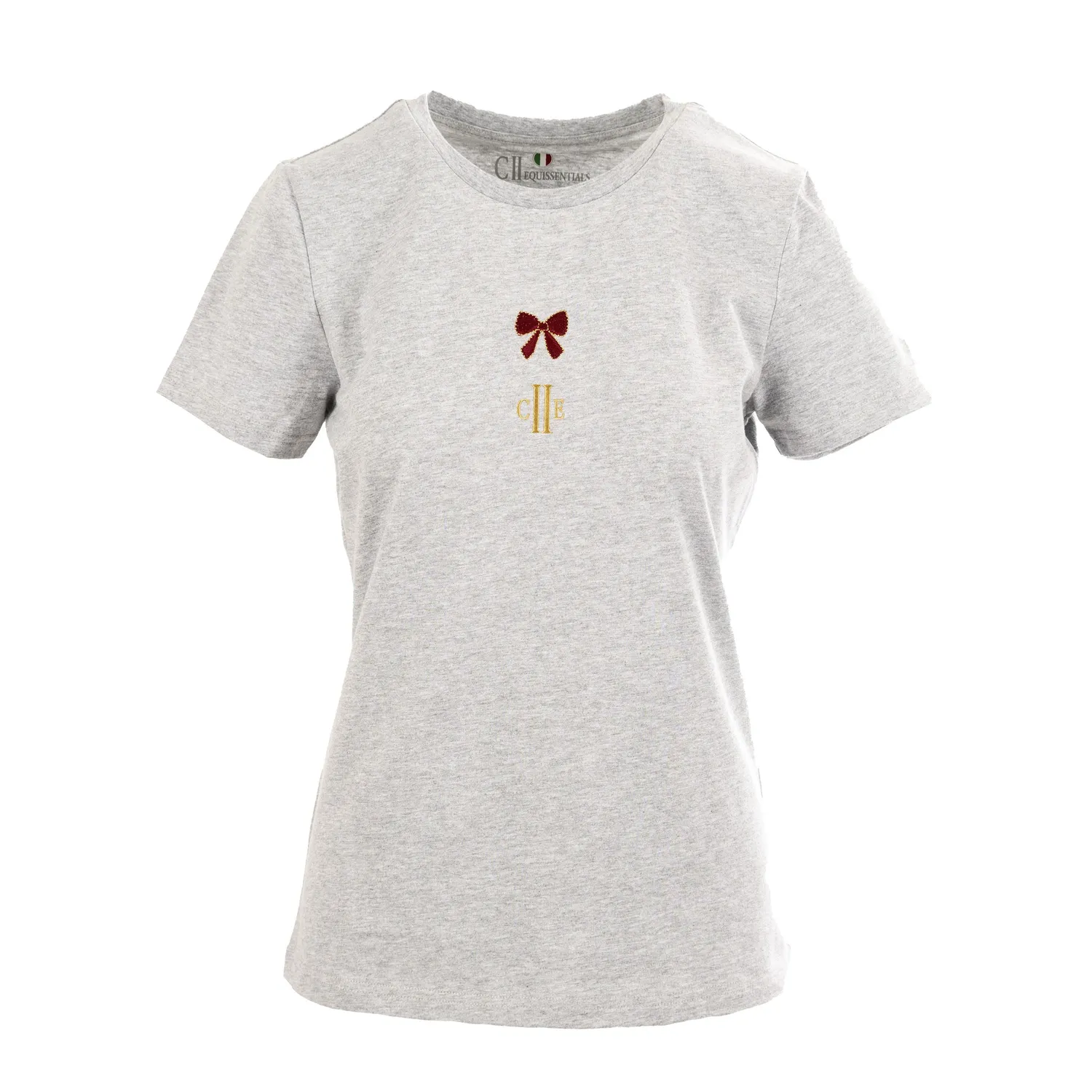 C2E Equestrain Albergo t-shirt grå bomuld