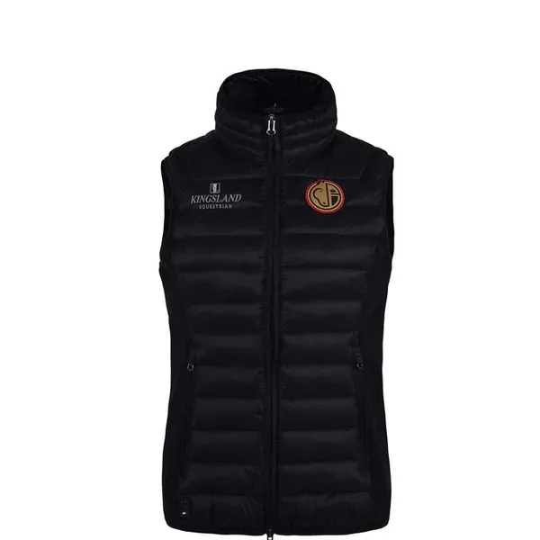 Kingsland Equibel vest quiltet sort M unisex