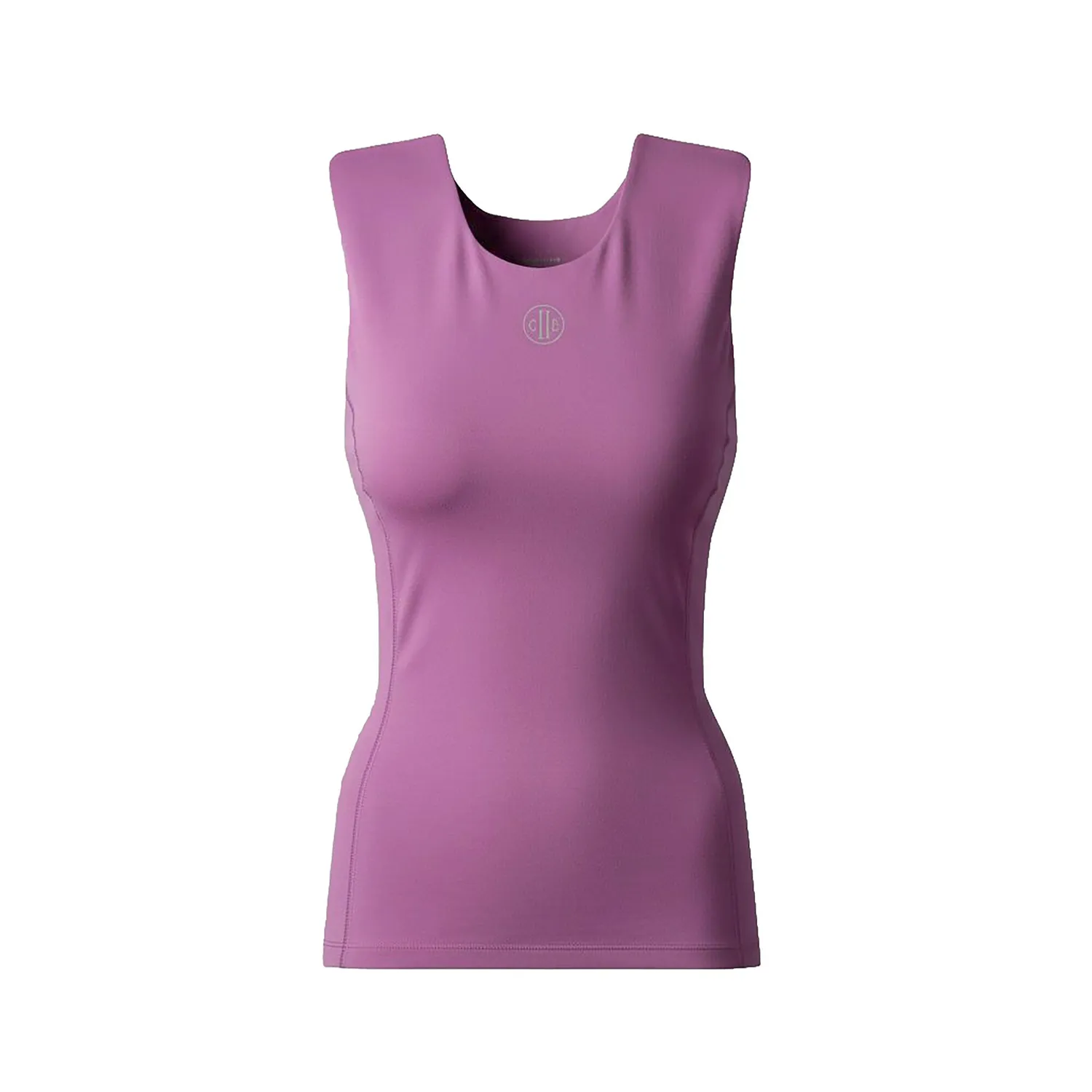 C2E Kew Garden singlet pink glitter strækstof