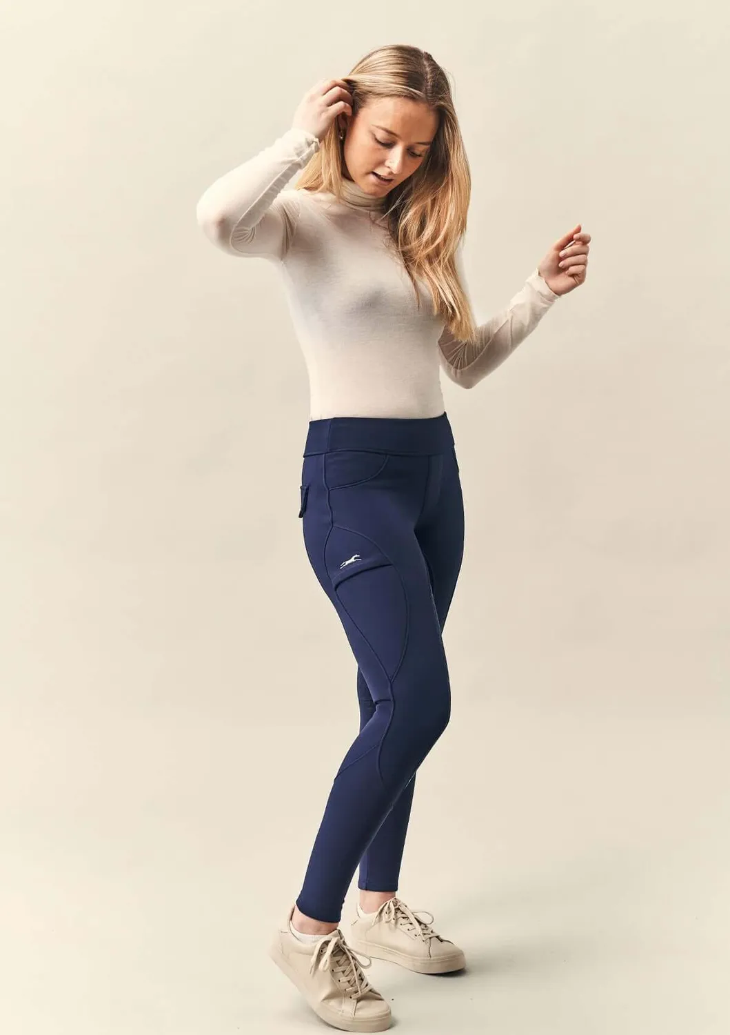 Lope The Flow Winter ridebukser dark navy fleece