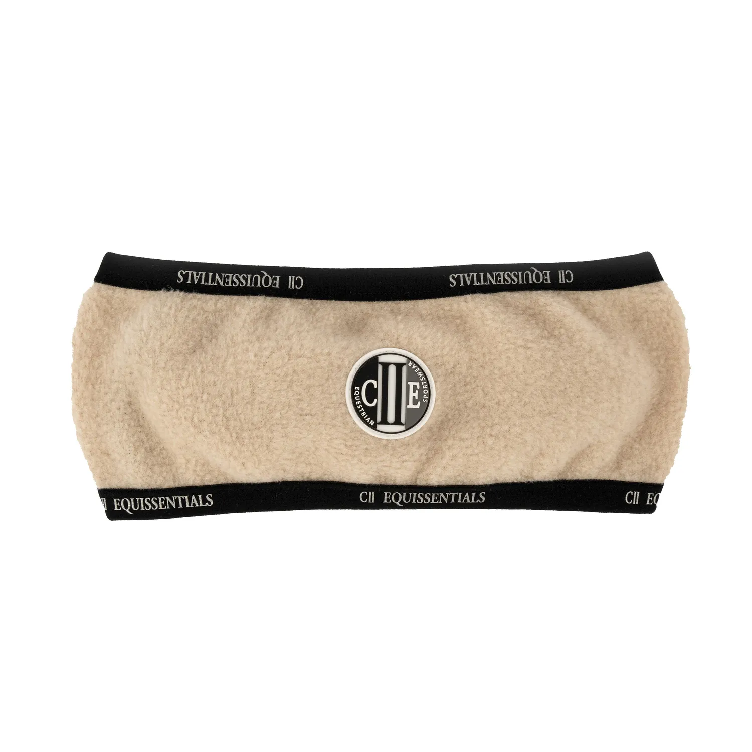 C2E Encinitas Pandebånd fleece Creme Brulee reflekterende