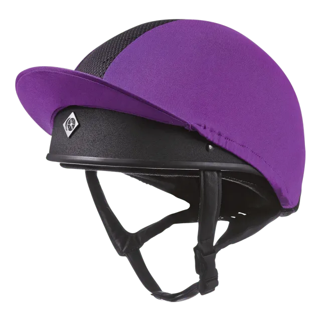 Charles Owen Pro II Plus hjelmovertræk sort medium ventileret
