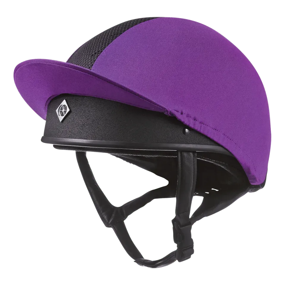 Charles Owen Pro II Plus hjelmovertræk sort medium ventileret
