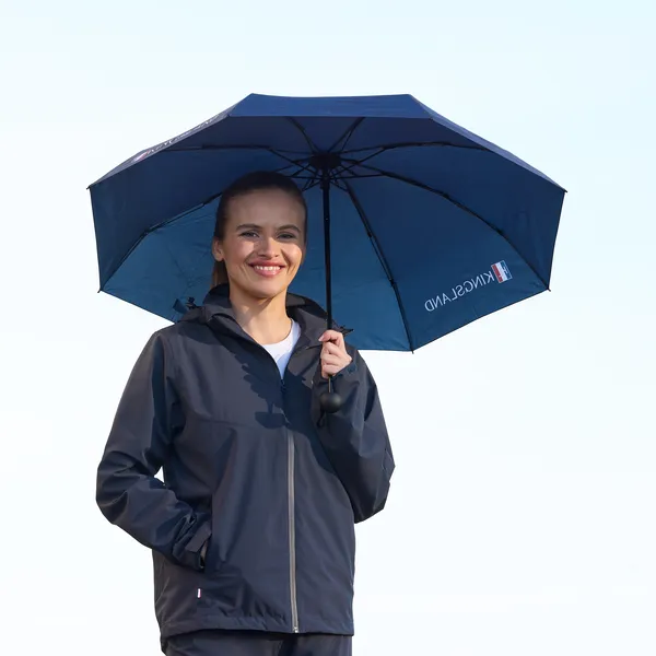 Kingsland Classic paraply navy kompakt