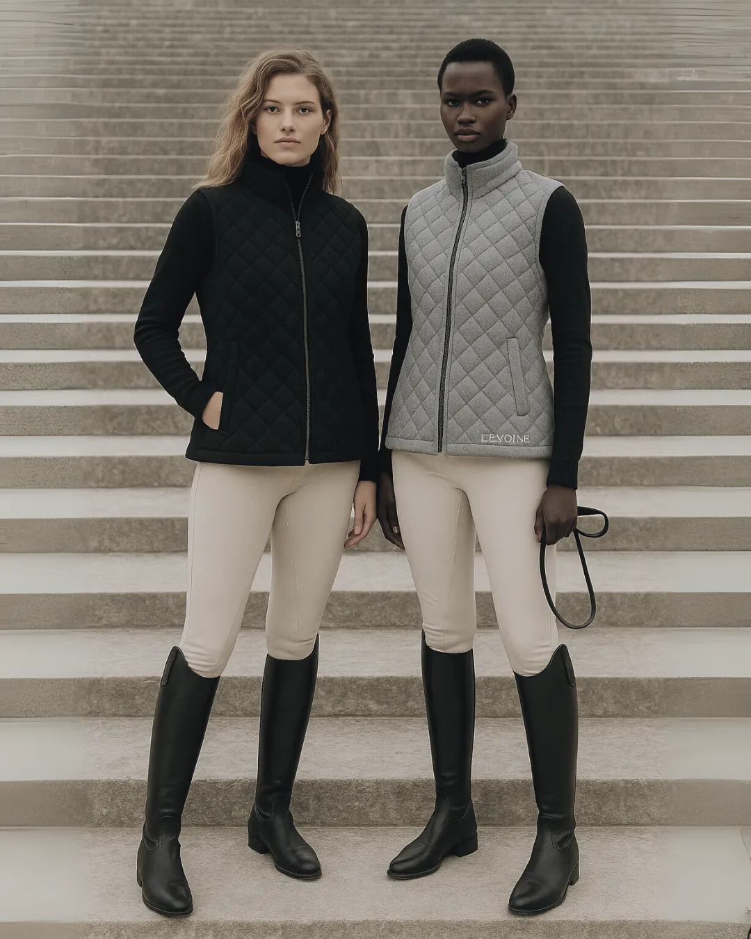 L'Evoine Reitweste ridevest alpaka S-XL varm