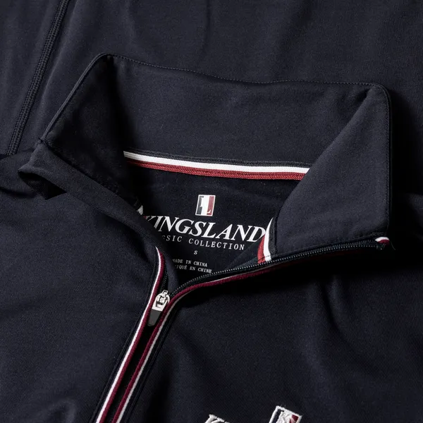 Kingsland Classic trænings t-shirt Navy lynlås