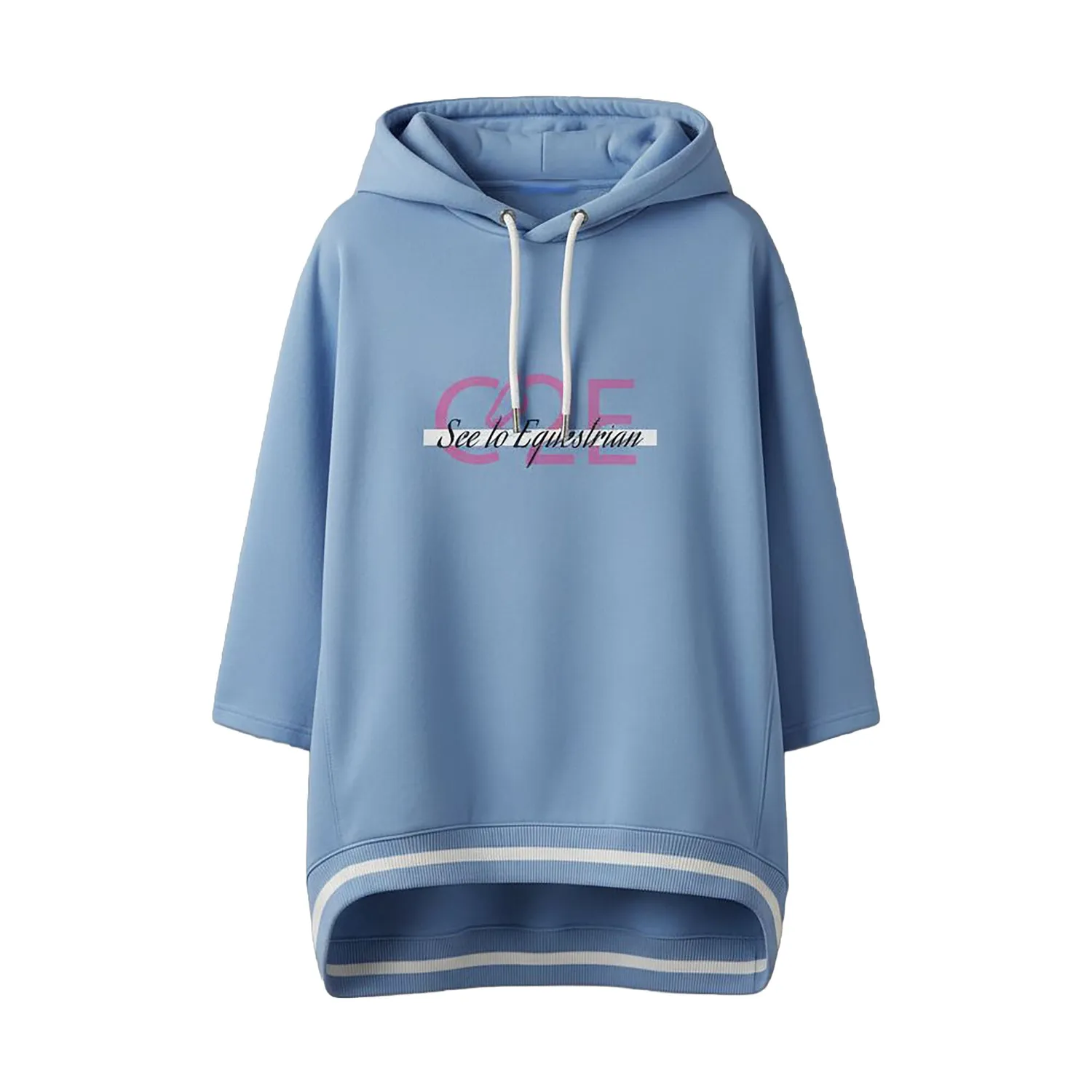 C2E BARBICAN sweatshirt lyseblå dame oversize