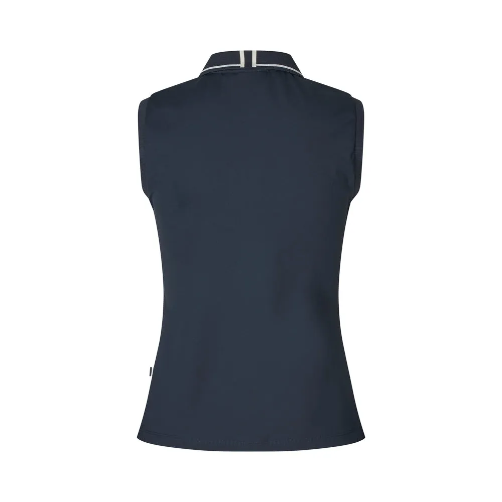 Kingsland KLlaura ærmeløs polo navy M – åndbar