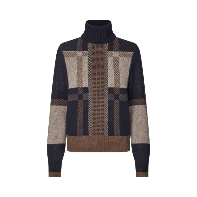 Kingsland KLArin rullekrave pullover navy uld