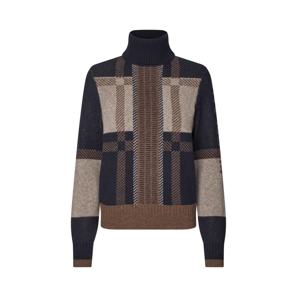 Kingsland KLArin rullekrave pullover navy uld