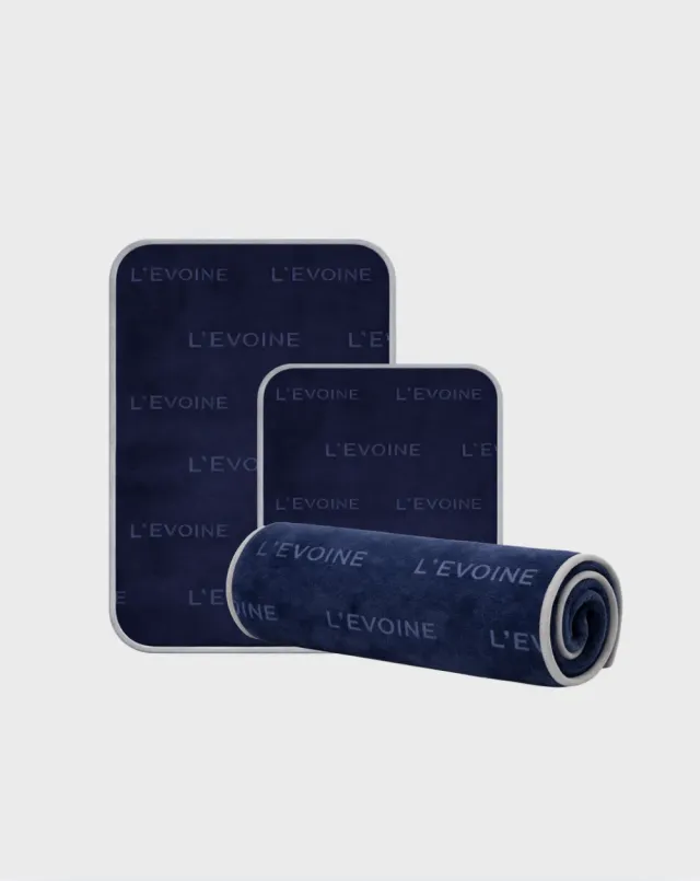 L'Evoine Le Bain frottésæt midnight bomuld