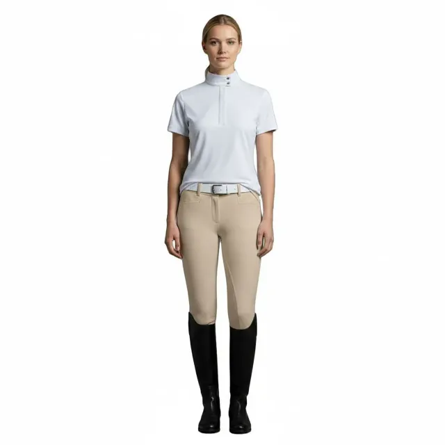 C2E Paddington ridebukser beige dame fullgrip sandshell