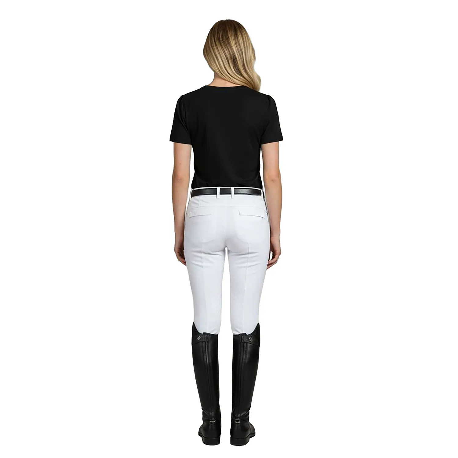 C2E Albergo t-shirt sort dame bomuld broderi