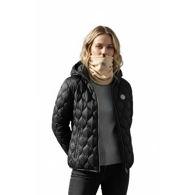 C2E Irvine halsedisse beige fleece unisex