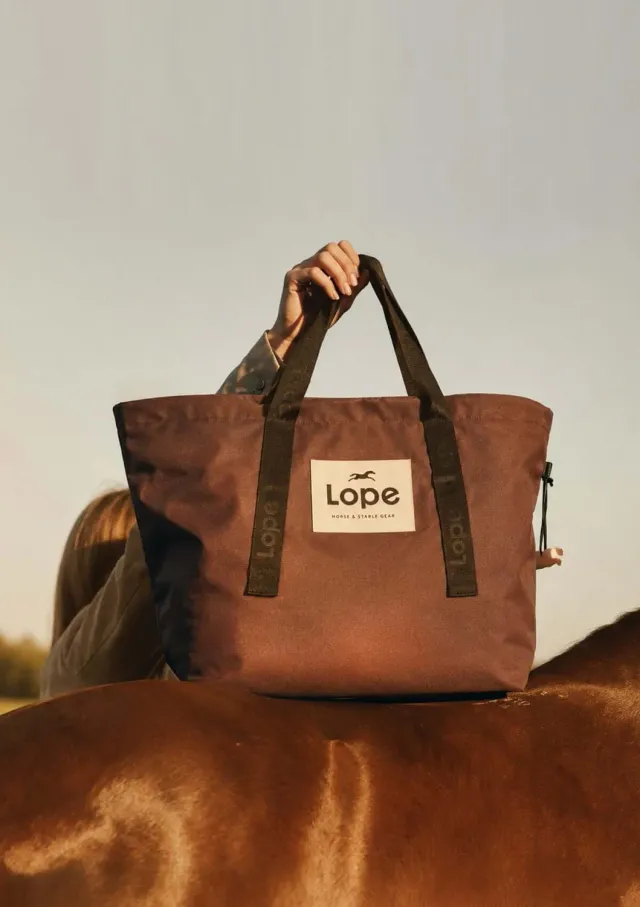 LOPE Champion Bag Redux staldtaske brun Rich Chocolate
