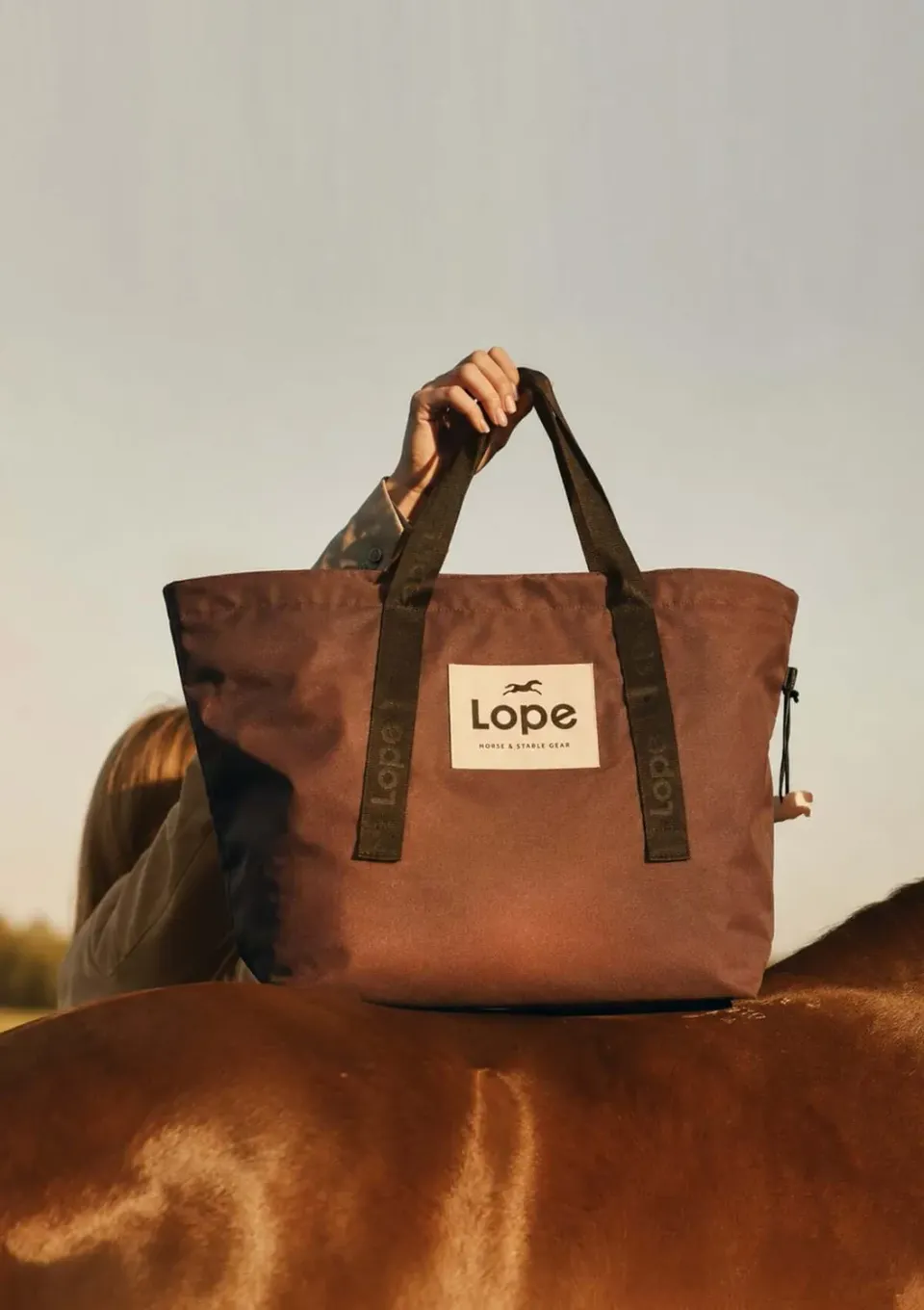 LOPE Champion Bag Redux staldtaske brun Rich Chocolate