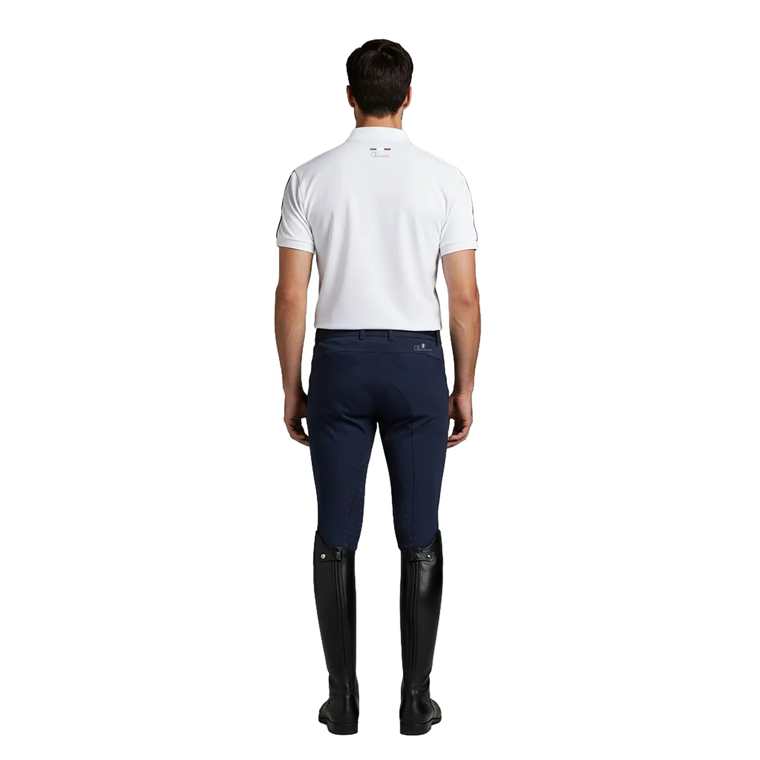 C2E Midtown Poloneck Pique poloshirt hvid quickdry