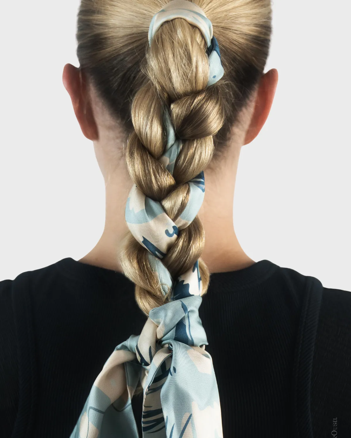 L'Evoine Full Speed Ahead maxi twilly silke