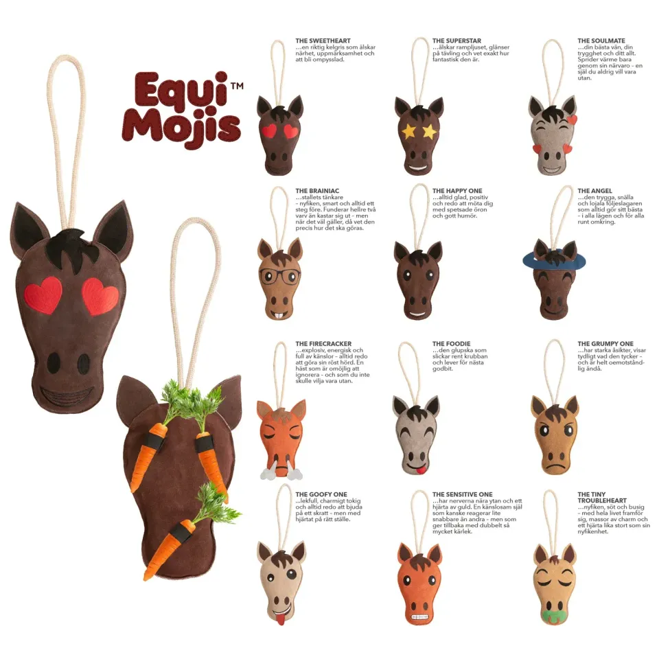 Källquist EquiMojis hestelegetøj Firecracker brun
