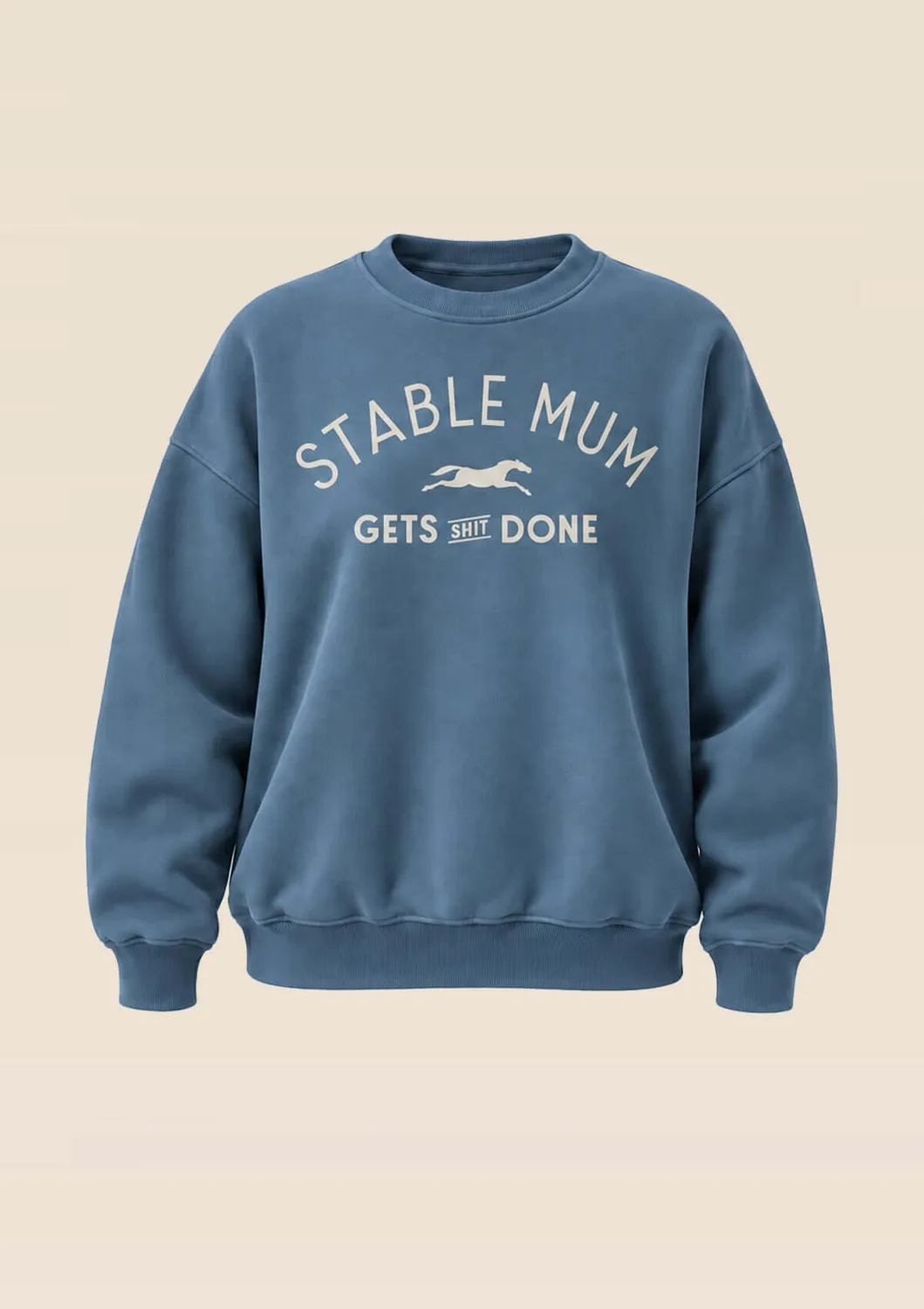 LOPE Stable Mum sweatshirt blå oversized