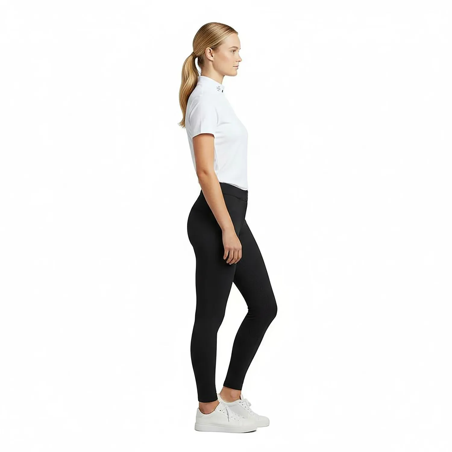 C2E Waterloo ridetights navy fullgrip lommer