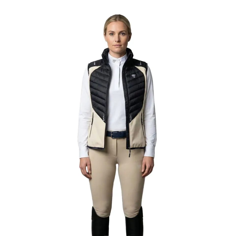 C2E Green Park Hybrid ridevest sandshell beige vandtæt