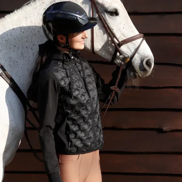 Kingsland KLNova hybrid ridejakke sort isoleret