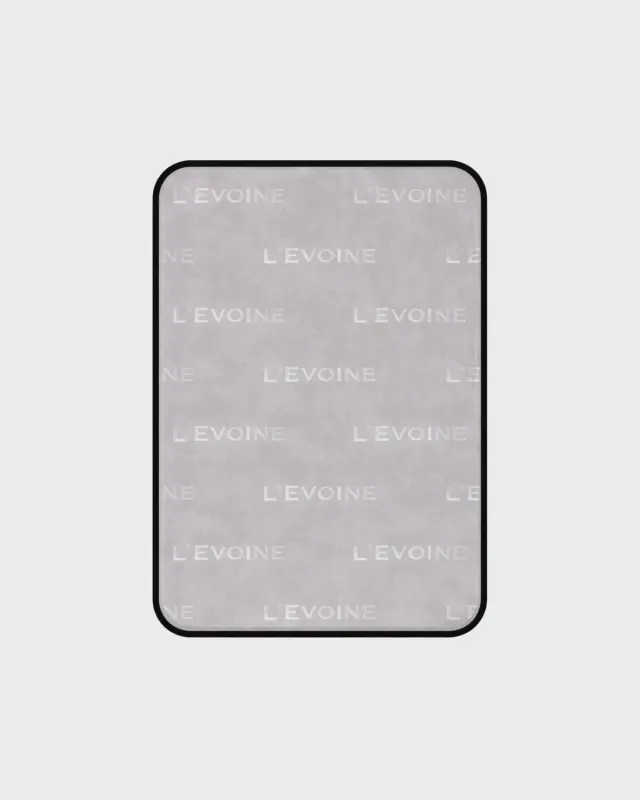 L'Evoine plejehåndklæde bomuld gris perle 50x100