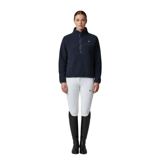 C2E Sacramento sherpa fleecetrøje navy - pullover