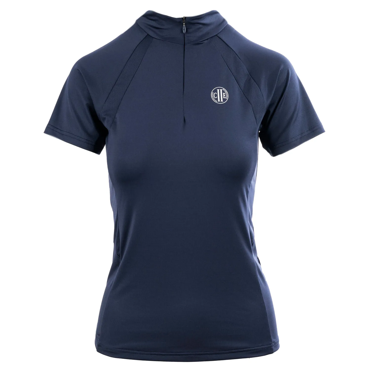 C2E Equestrain Westminister lynlås ridetop navy stræk