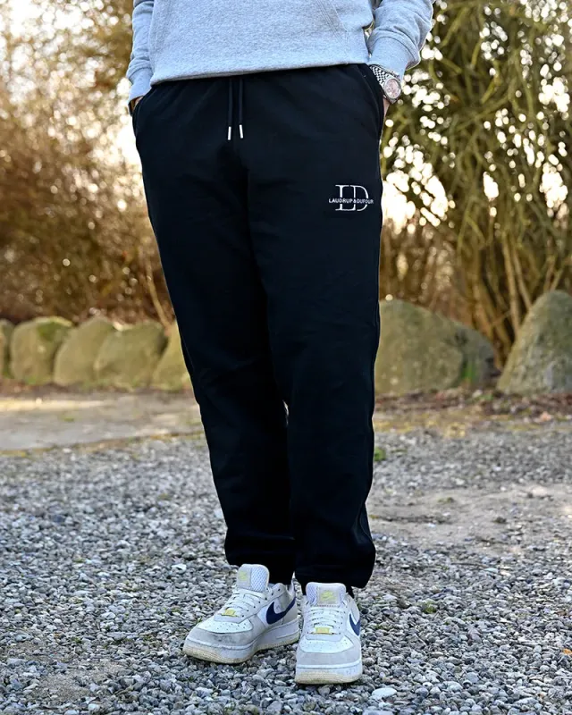 Laudrup & Dufour Sweatpants joggingbukser sort M økologisk