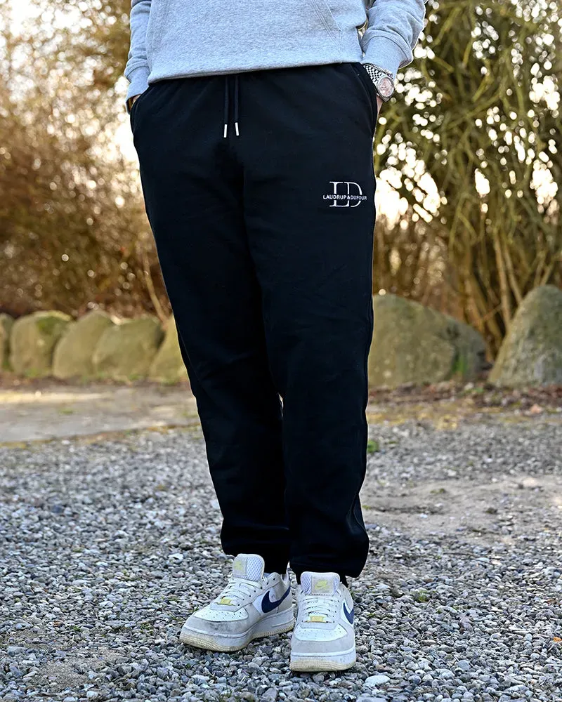 Laudrup & Dufour Sweatpants joggingbukser sort M økologisk