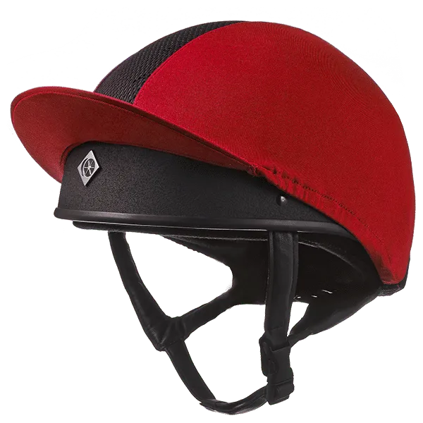 Charles Owen Pro II Plus hjelmovertræk sort medium ventileret