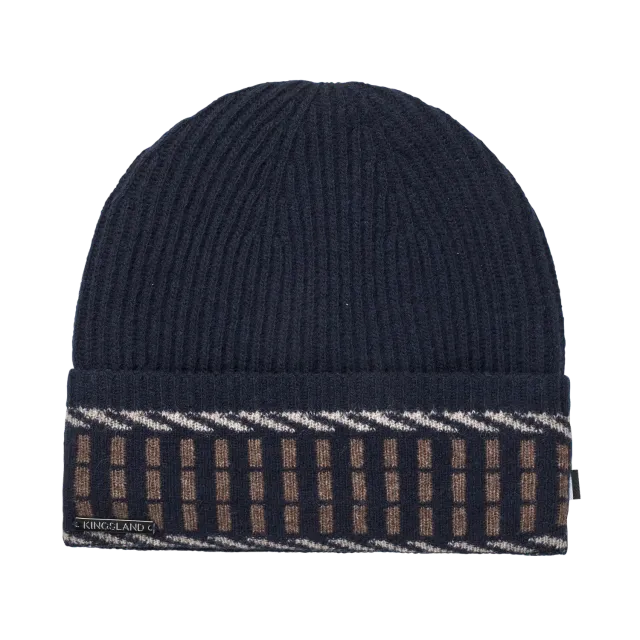Kingsland KLArno strikhue navy uldmix