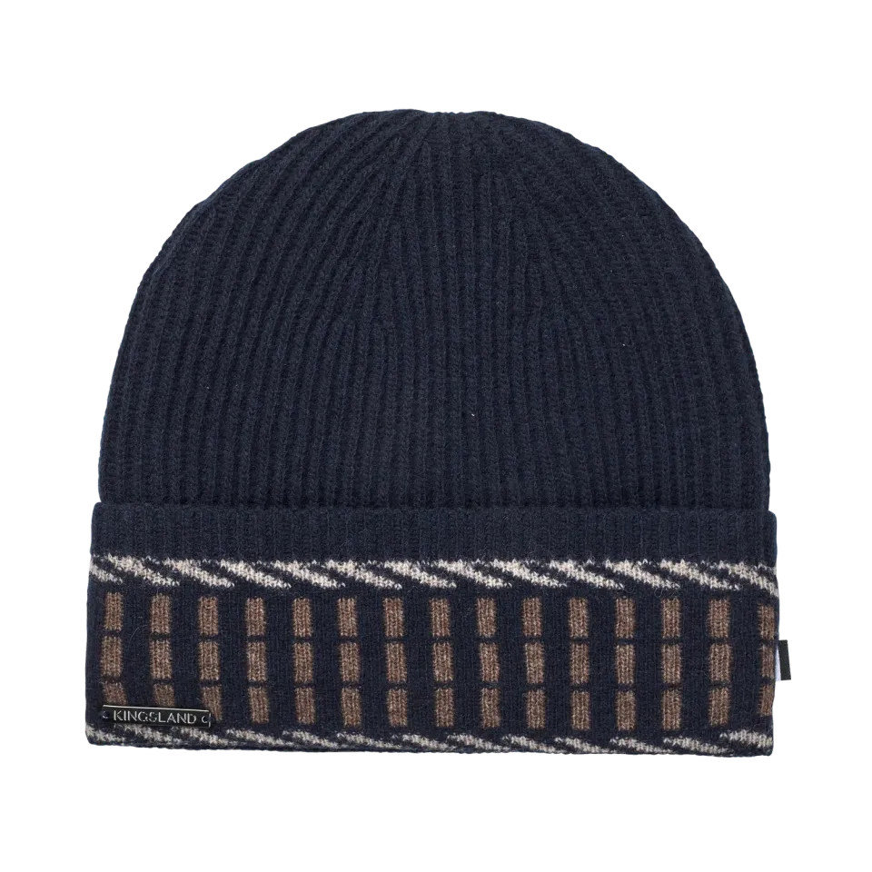 Kingsland KLArno strikhue navy uldmix