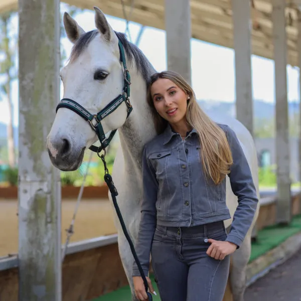 Kingsland KLKayce denimjakke grå stretch