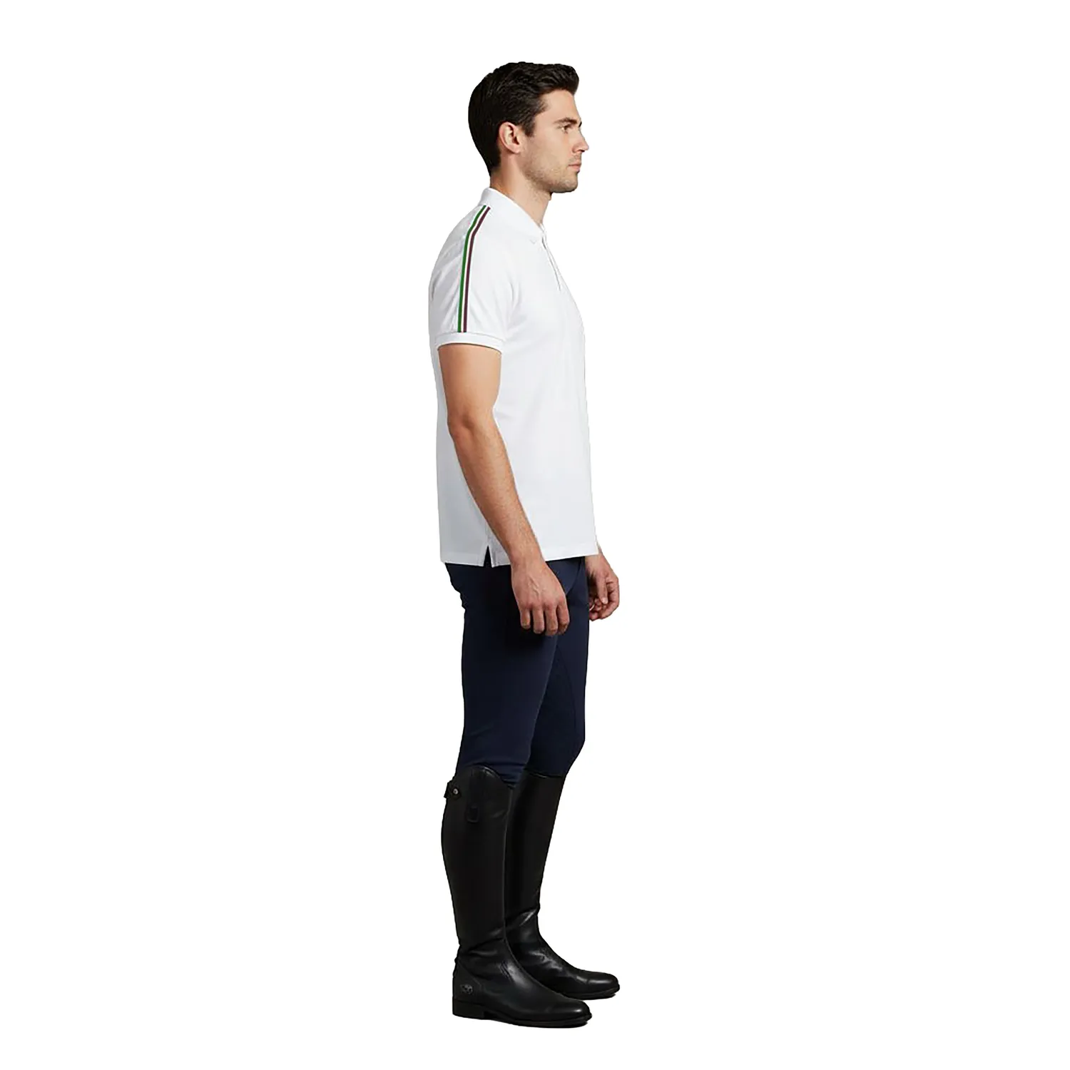 C2E Midtown Poloneck Pique poloshirt hvid quickdry