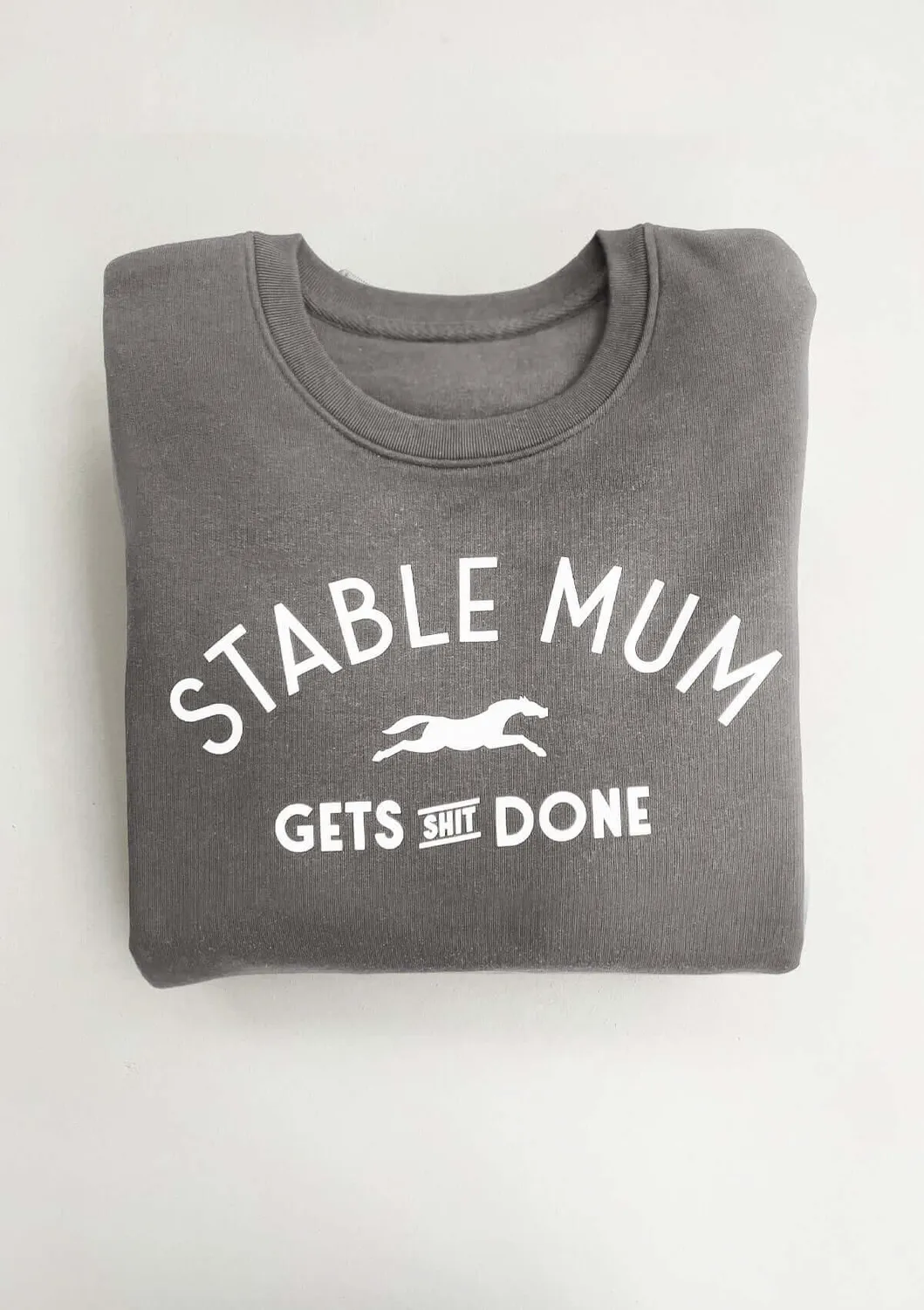 LOPE Stable Mum sweatshirt grå oversize M