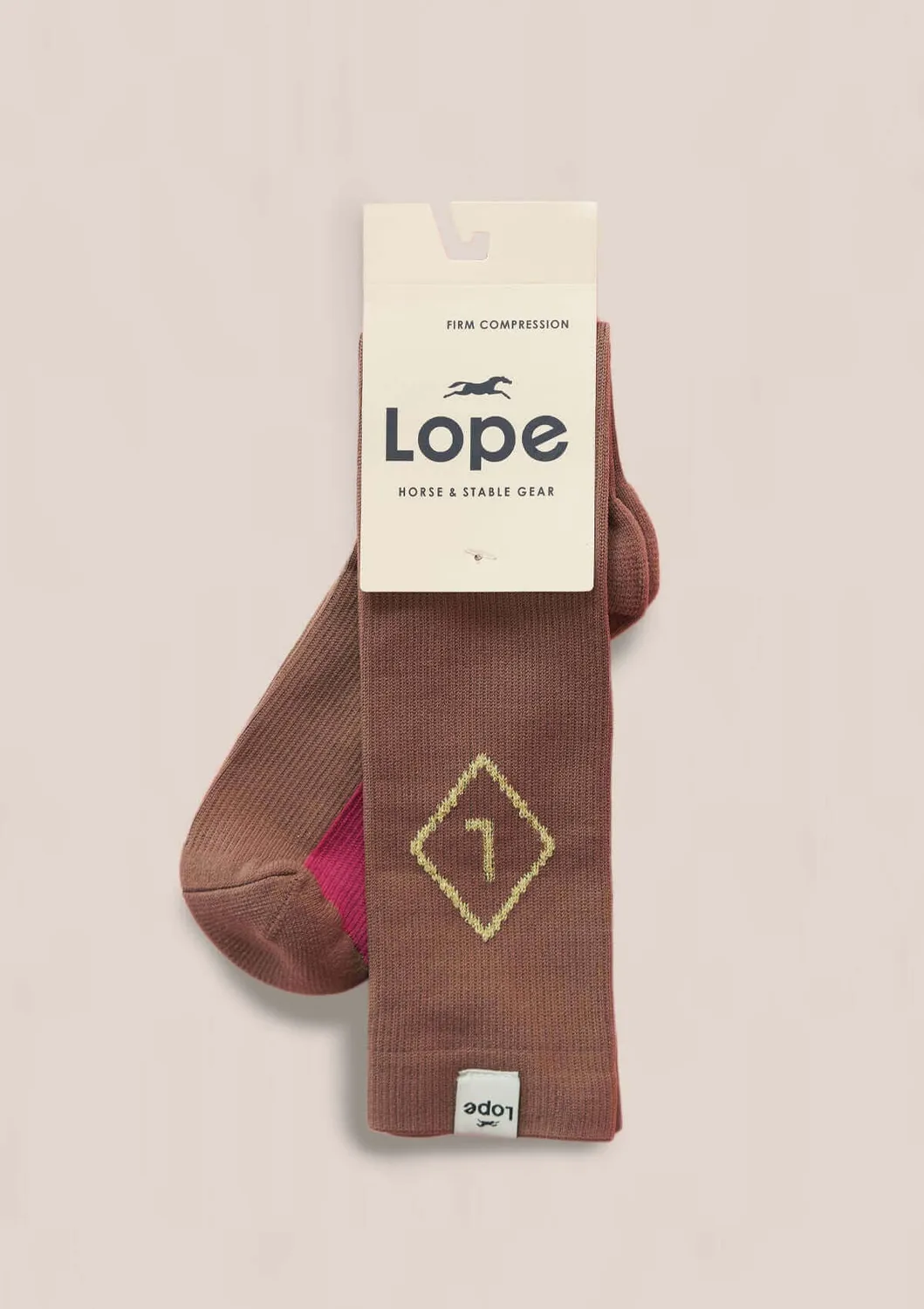 LOPE Equestrian sportssokker toffee 36-42