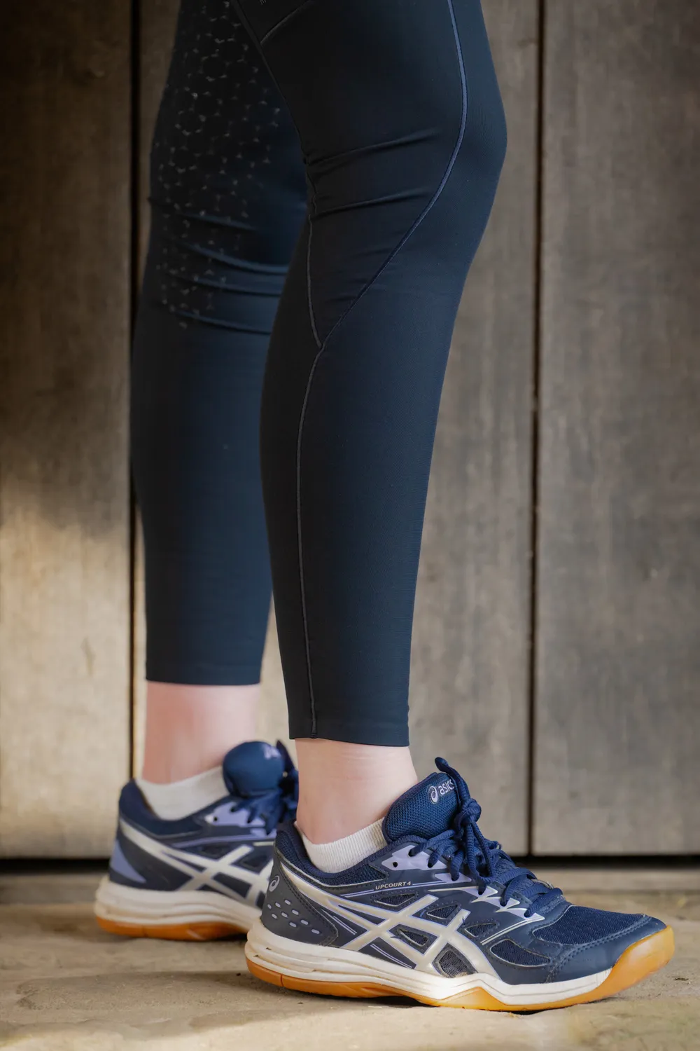 Racesafe Core Grip ridetights navy med silikonegrip