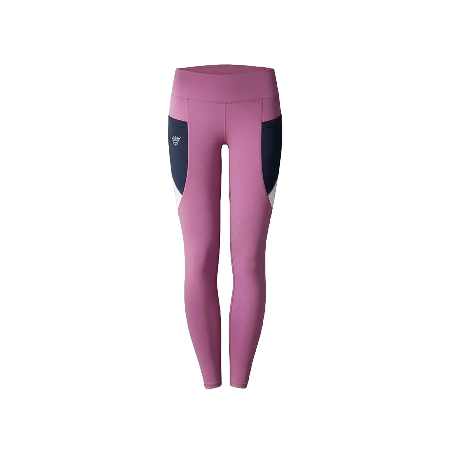 C2E Bridge ridetights pink fullgrip dame lommer