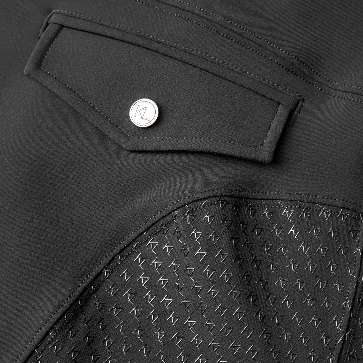Kingsland KLKent full-grip ridebukser herre hvid
