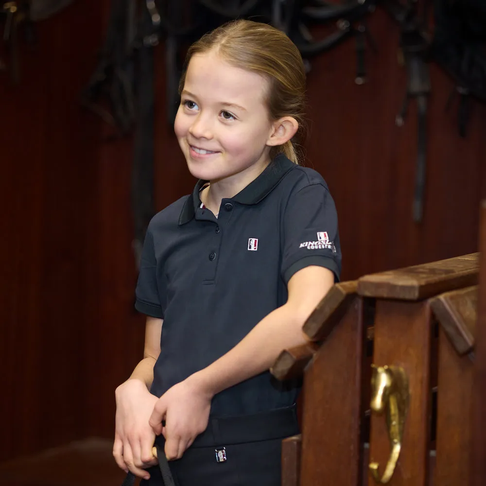 Kingsland Classic Piqué juniorpolo navy quick-dry