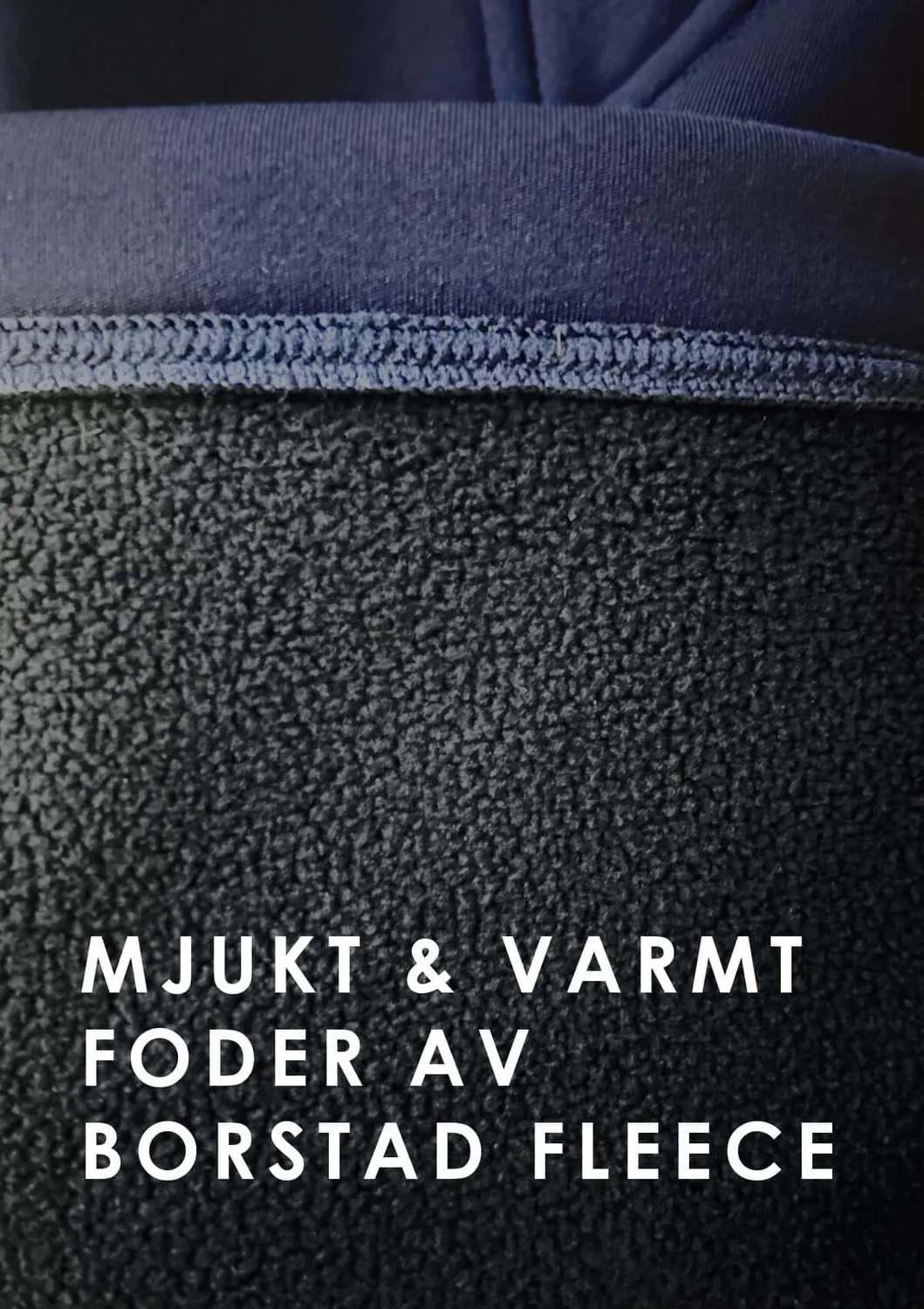 LOPE Flow vinterridebukser dark navy fleeceforet