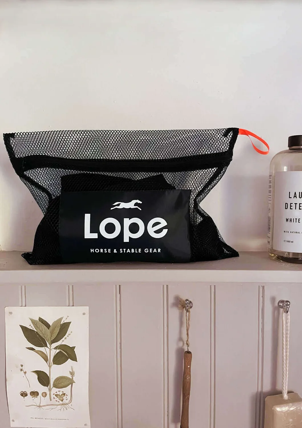 LOPE Mesh Bag vaskepose 40x30 cm sort