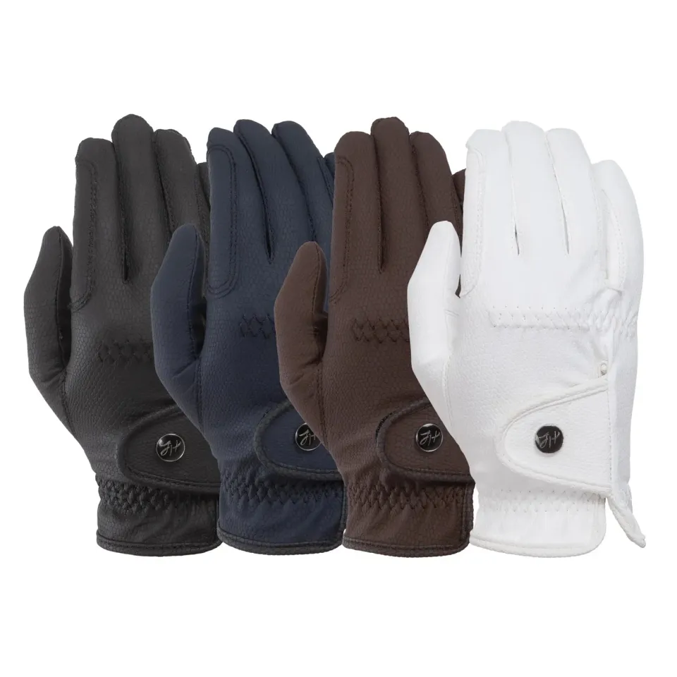 Källquist Flexible Grip ridehandsker sort medium åndbar syntet