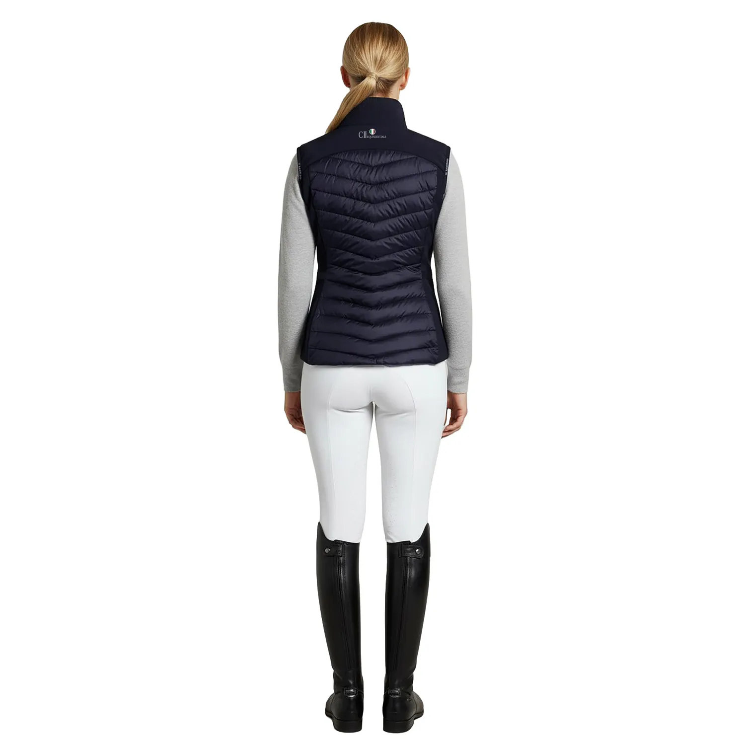 C2E Burbank quiltet bodywarmer vest navy let